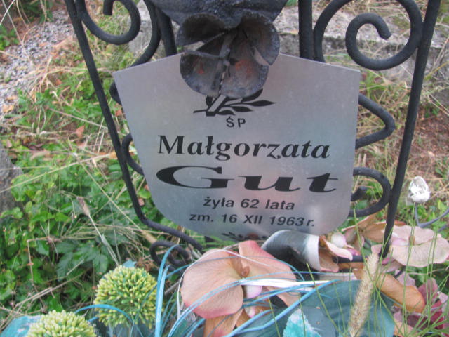 Małgorzata Gut 1906 Paprotnia - Grobonet - Wyszukiwarka osób pochowanych