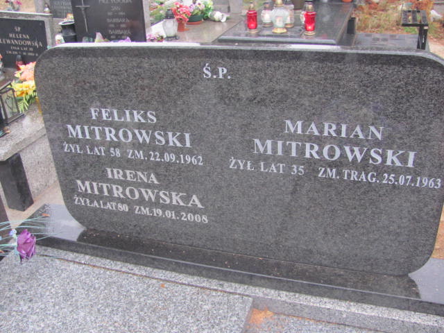 Feliks Mitrowski 1904 Paprotnia - Grobonet - Wyszukiwarka osób pochowanych