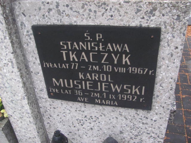 Stanisława Tkaczyk 1890 Paprotnia - Grobonet - Wyszukiwarka osób pochowanych