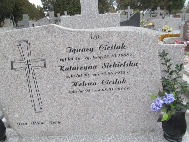 Helena Cieślak 1921 Paprotnia - Grobonet - Wyszukiwarka osób pochowanych