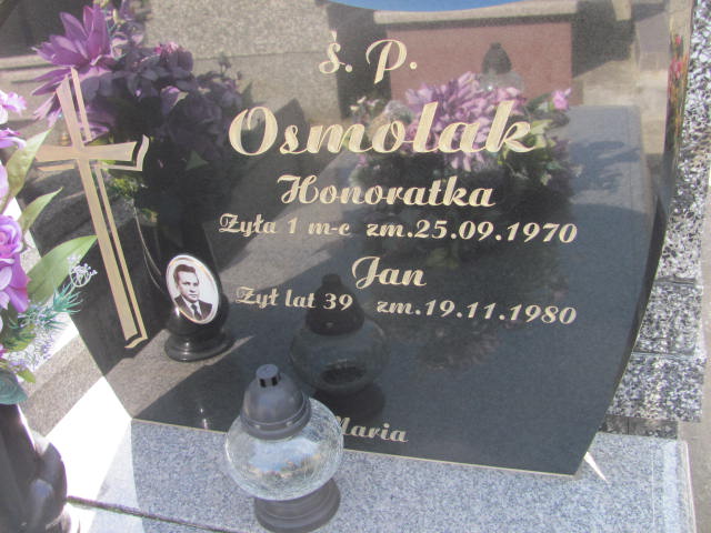 Grób Honorata Osmolak