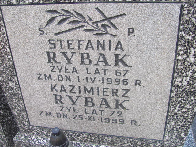 Stefania Rybak 1929 Paprotnia - Grobonet - Wyszukiwarka osób pochowanych