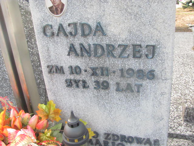 Andrzej Gajda 1947 Paprotnia - Grobonet - Wyszukiwarka osób pochowanych