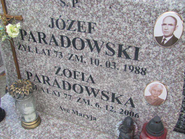 Zofia Paradowska 1929 Paprotnia - Grobonet - Wyszukiwarka osób pochowanych