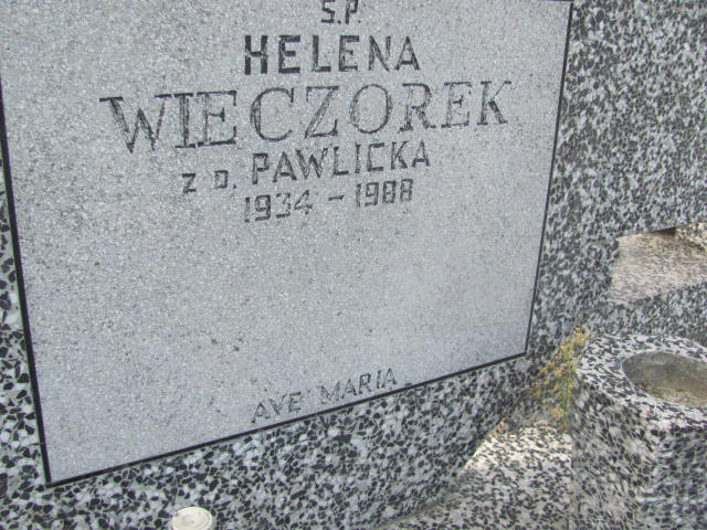 Helena Wieczorek 1934 Paprotnia - Grobonet - Wyszukiwarka osób pochowanych