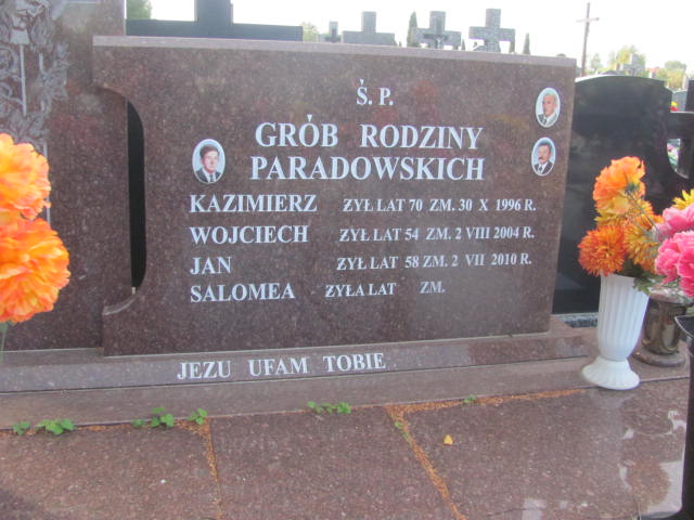 Wojciech Paradowski 1950 Paprotnia - Grobonet - Wyszukiwarka osób pochowanych