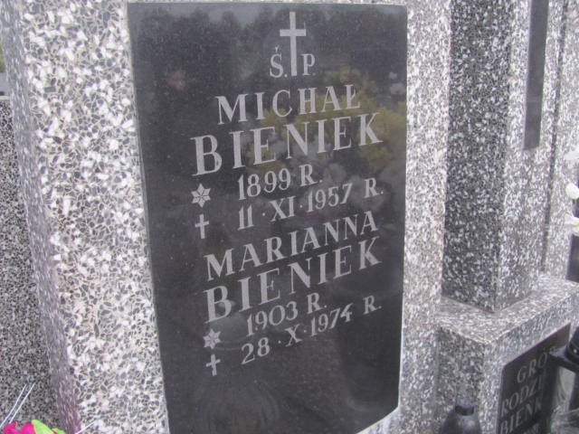 Michał Bieniek 1898 Paprotnia - Grobonet - Wyszukiwarka osób pochowanych