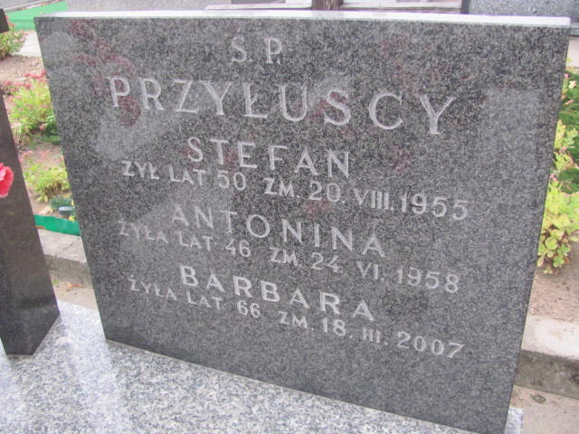 Stefan Przyłuski 1905 Paprotnia - Grobonet - Wyszukiwarka osób pochowanych