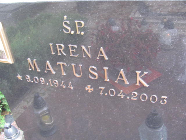 Irena Matusiak 1944 Paprotnia - Grobonet - Wyszukiwarka osób pochowanych