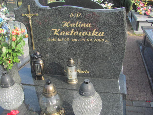 Grób Halina Kozłowska