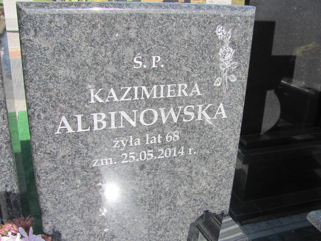 Kazimiera Józefa Albinowska 1945 Paprotnia - Grobonet - Wyszukiwarka osób pochowanych